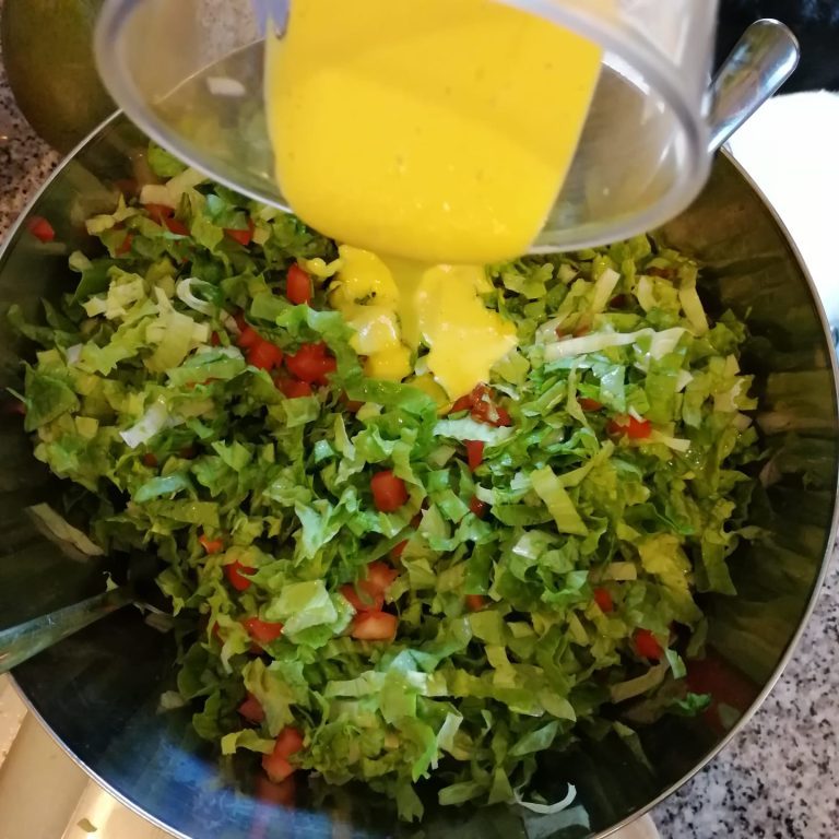 Molho de laranja para salada
